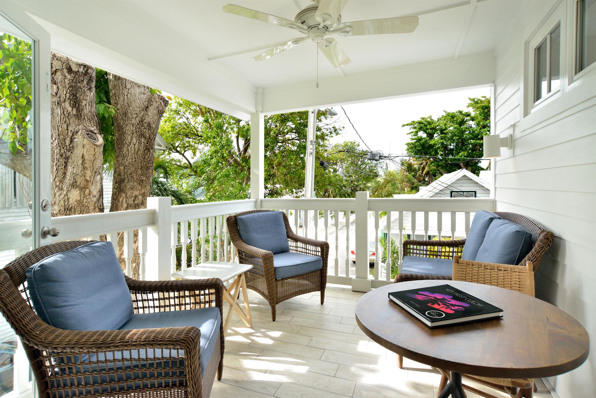 Private outdoor balcony