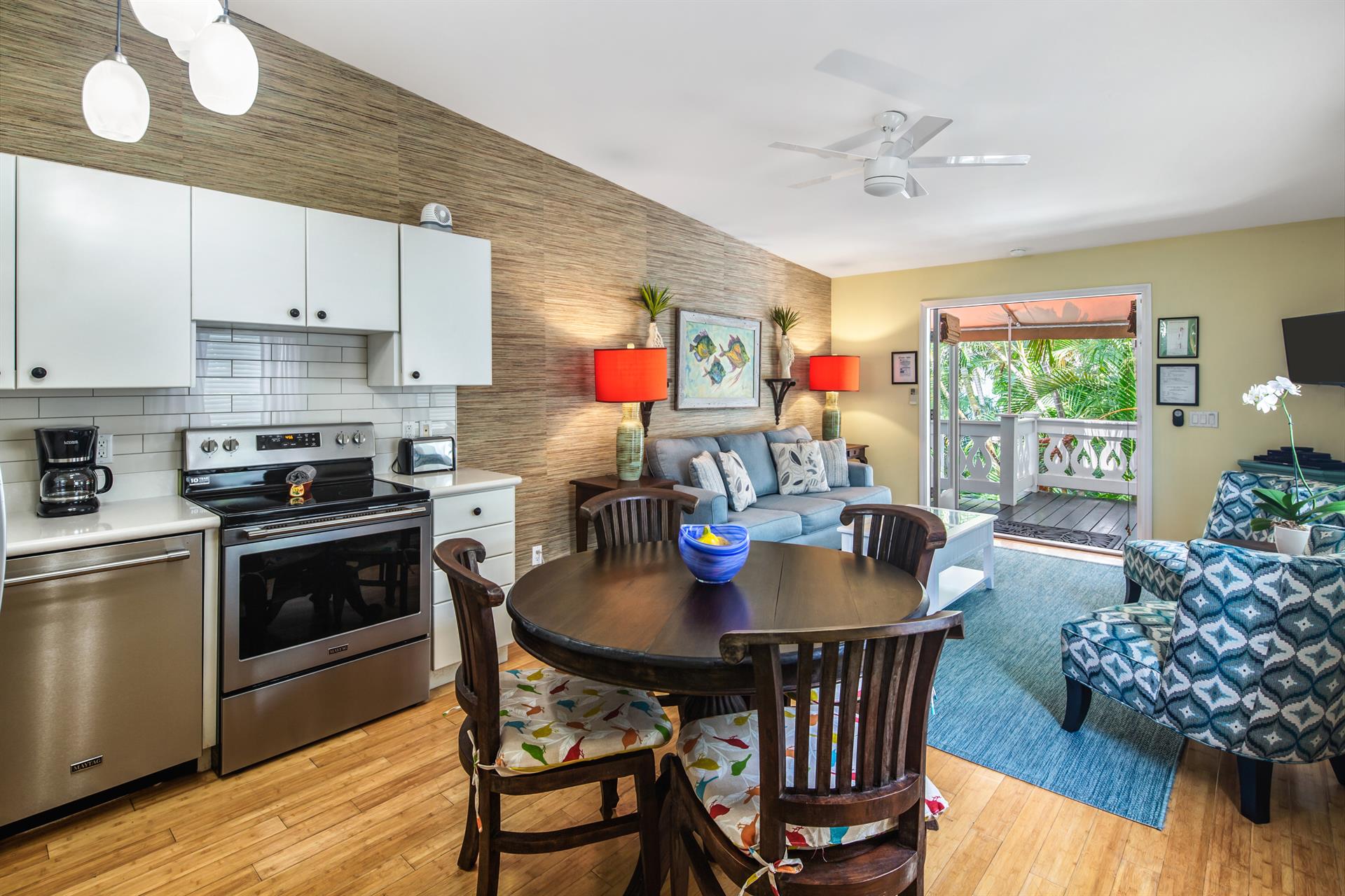 Open concept for entertaining