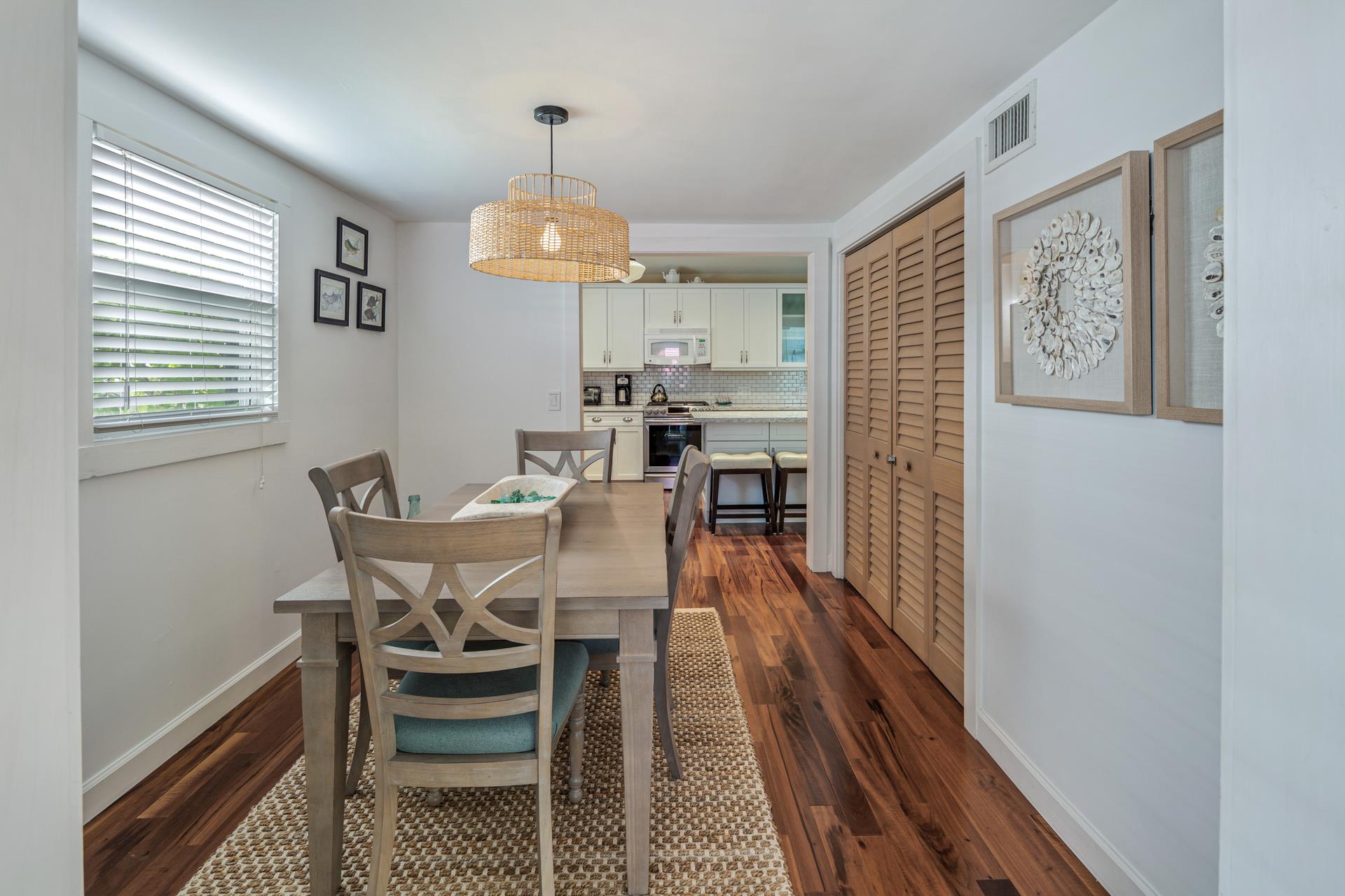 Updated dining room for meals at home