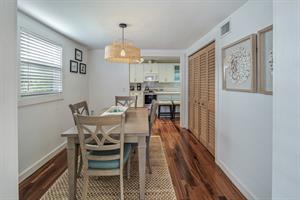 Updated dining room for meals at home