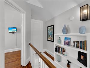 Vaulted ceilings add to the vibe