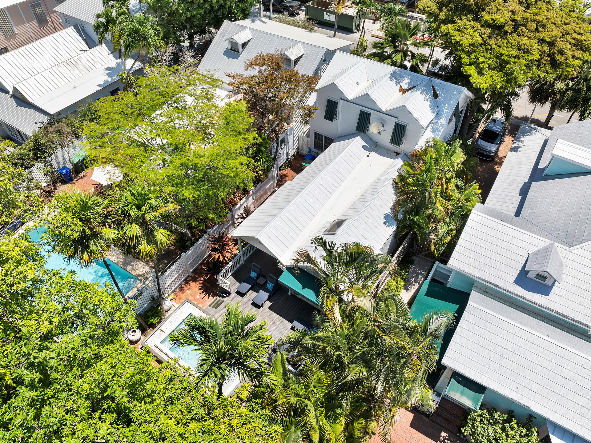 Aerial view of Chavez House
