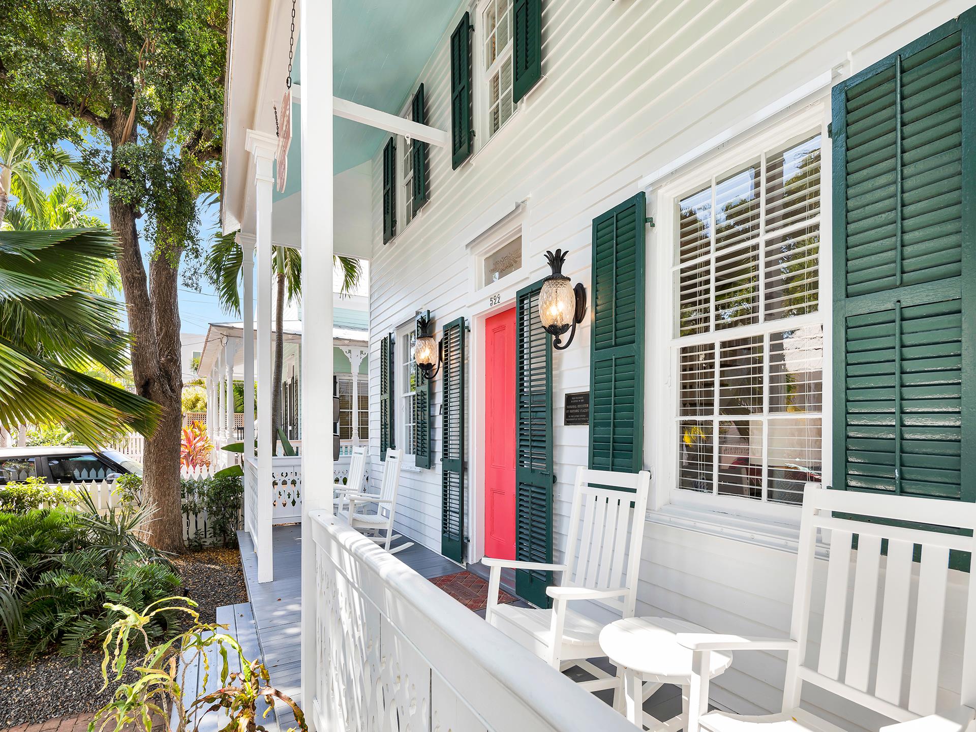 What a great porch for relaxing