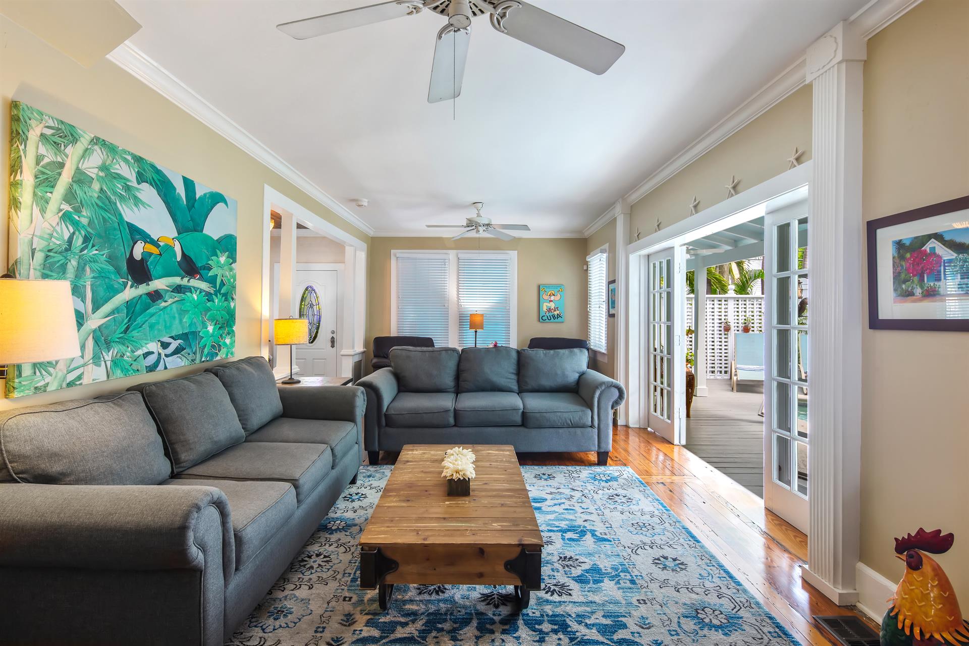 Living area with plenty of seating