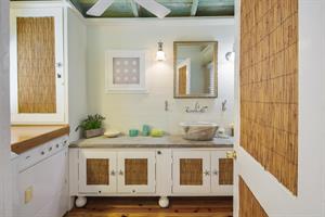 Half bathroom and laundry room