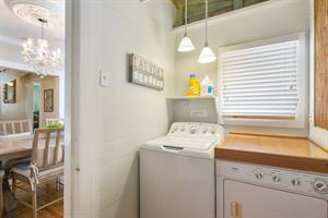 Washer and dryer included for your use