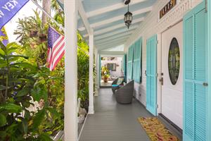 Great front porch for relaxing