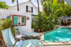 Poolside loungers for soaking in the sun