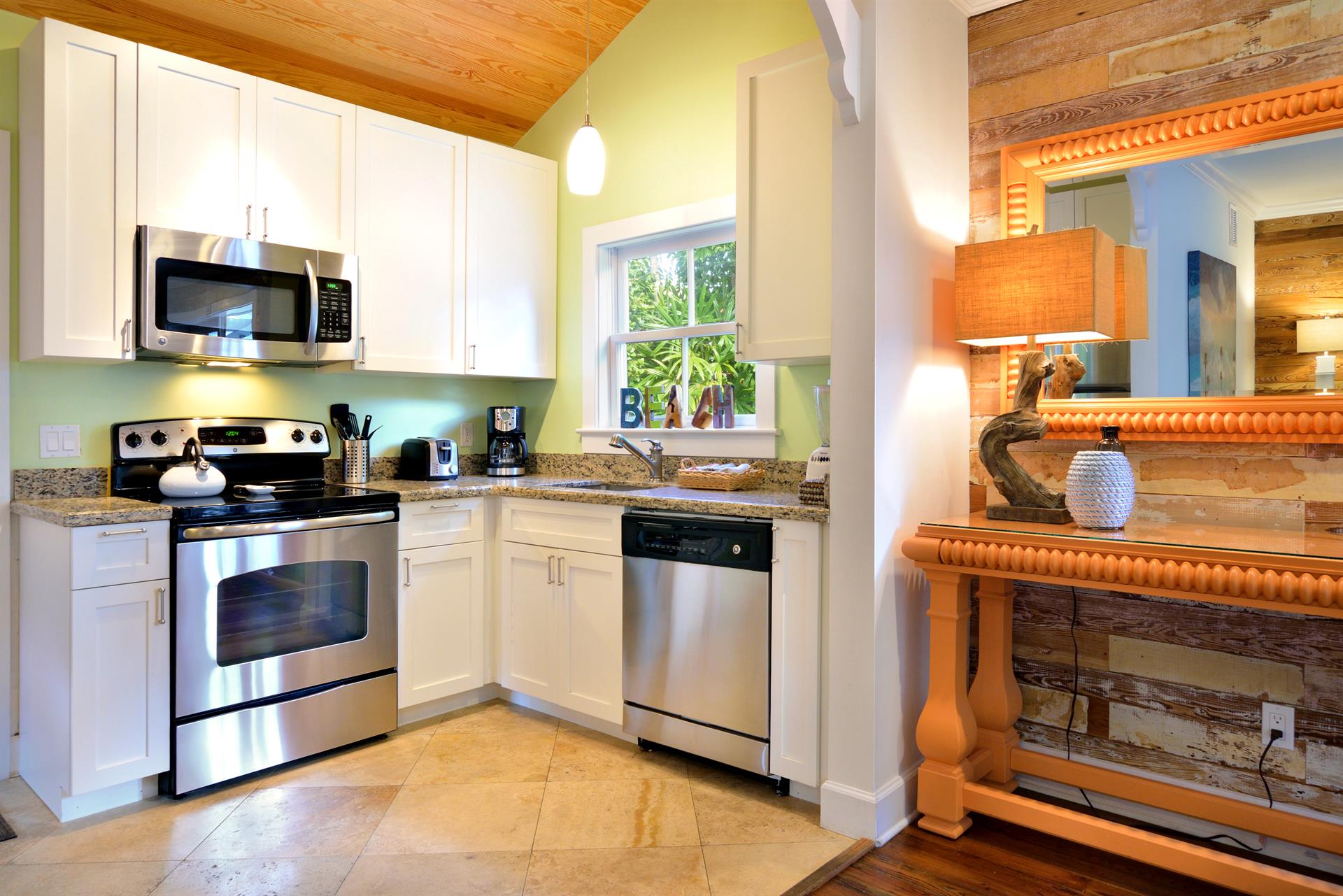 Modern stainless steel appliances making cooking a treat