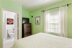 Second bedroom also has ensuite bath with walkin shower.