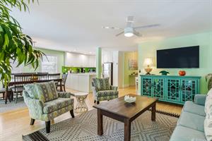 Flat screen TV if you want to stay inside.