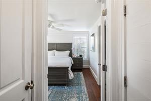 King bedroom with ensuite bath