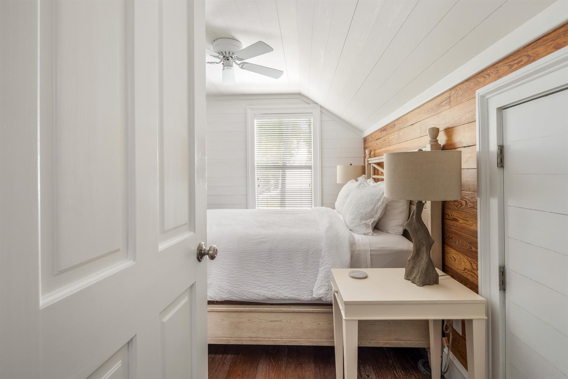 Cozy second floor bedroom with ensuite.