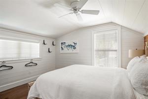 Plenty of natural light in this second floor bedroom.