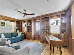 Peaceful den at the front of the house.