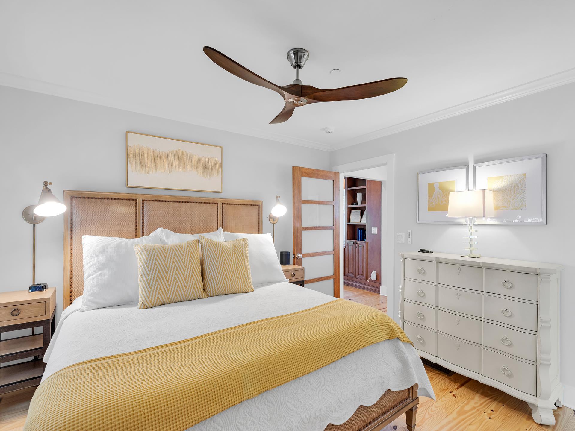 Luxurious linens to help you relax.