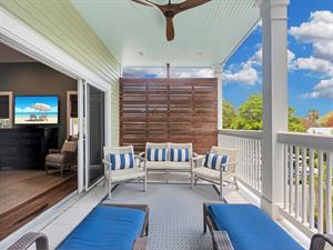 Your own private balcony off the primary