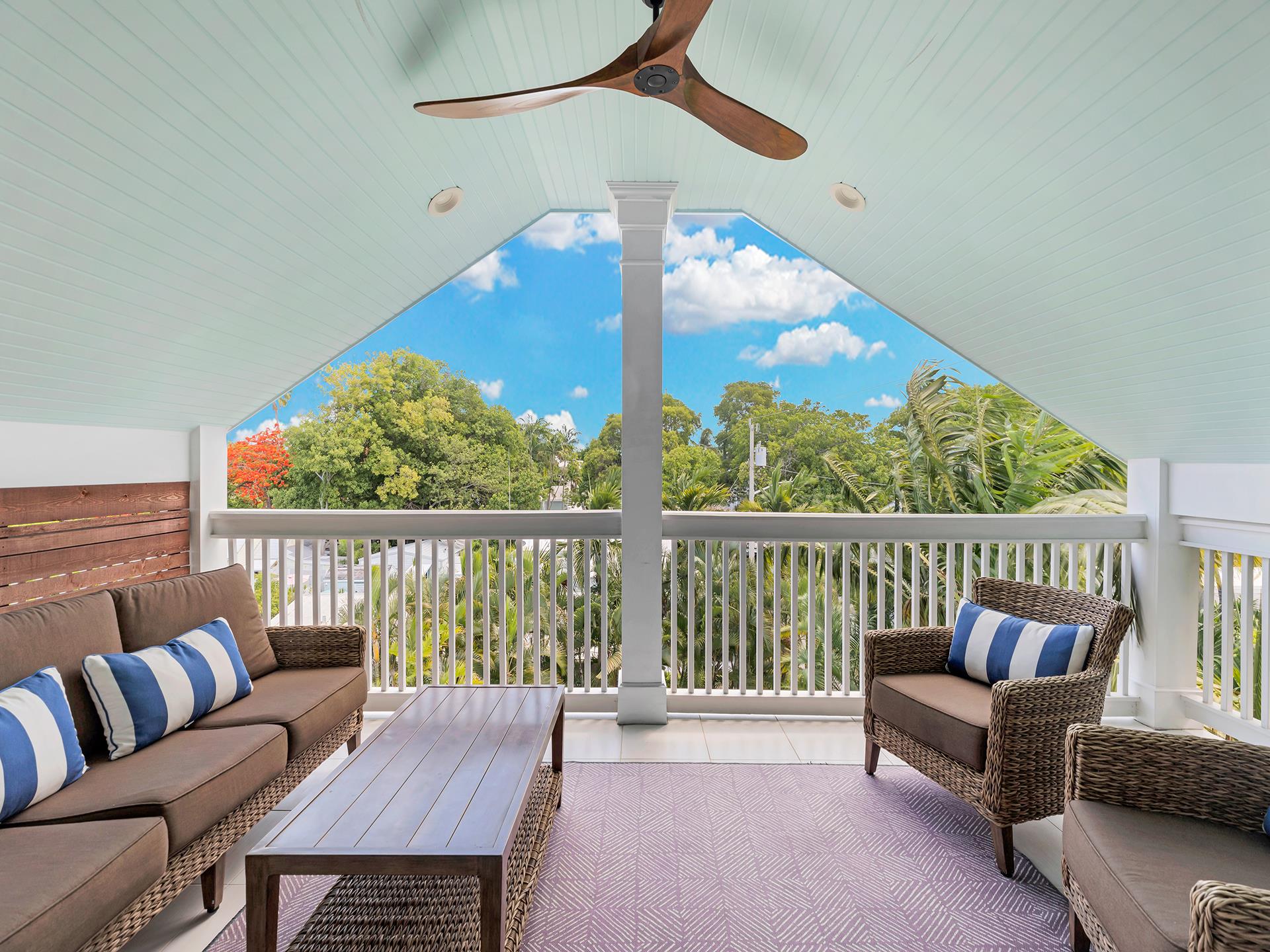 Third floor private balcony.