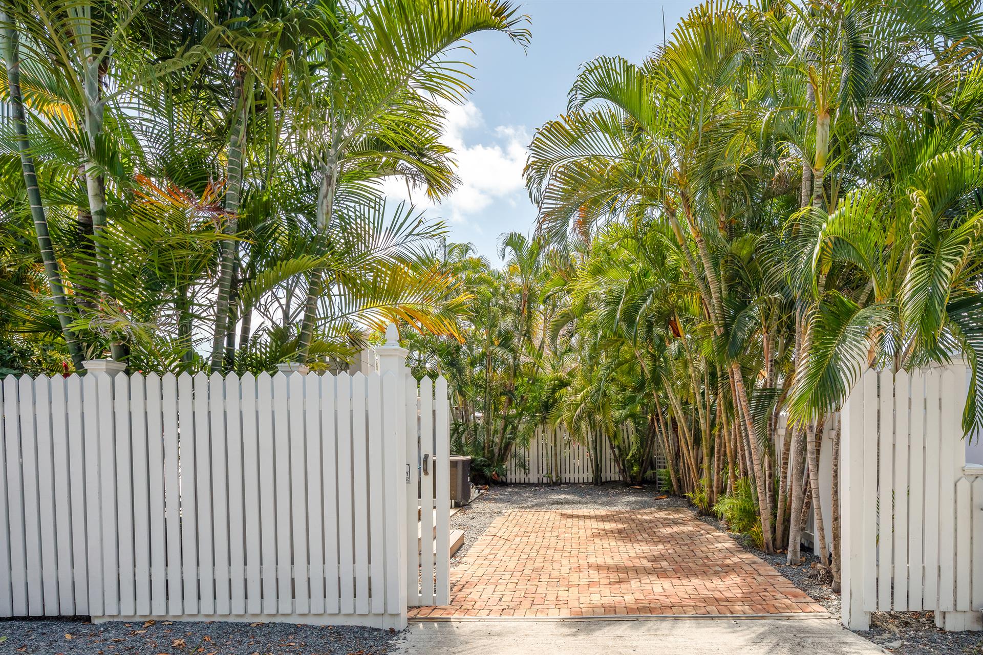 Private parking space behind the home