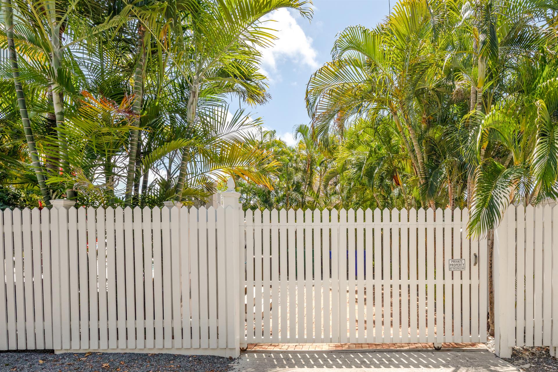 Tuck your car safely behind the gate
