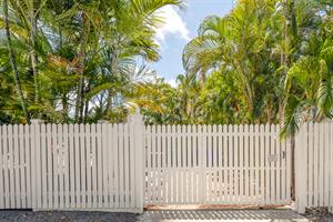 Tuck your car safely behind the gate