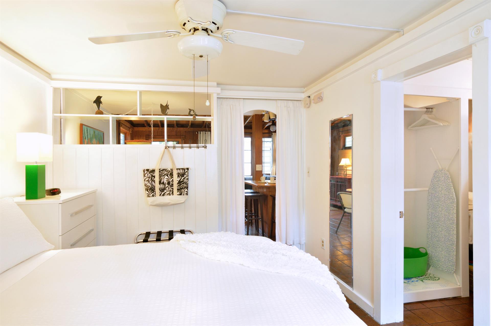 Ultra comfy queen mattress and duvet for a perfect sleep.