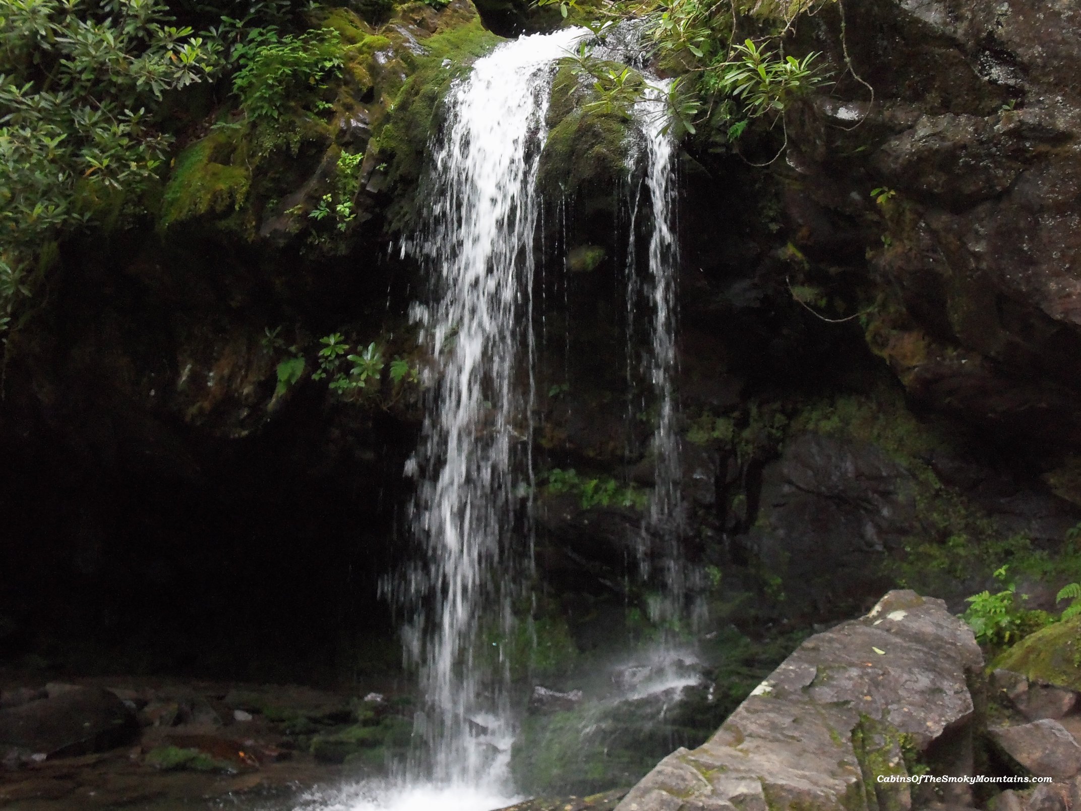 Rainbow Falls in Great Smoky Mountains National Park