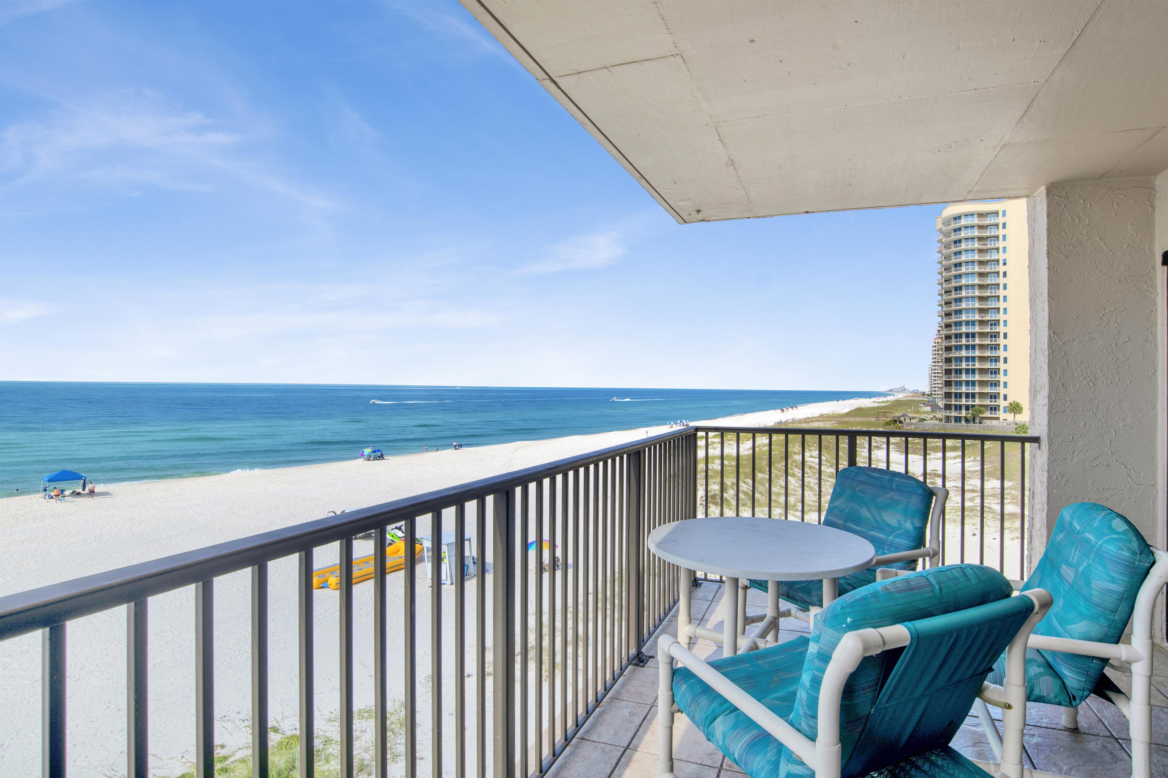 Gulf Front Condo In Ocean Breeze East - An Endless Blue View Just