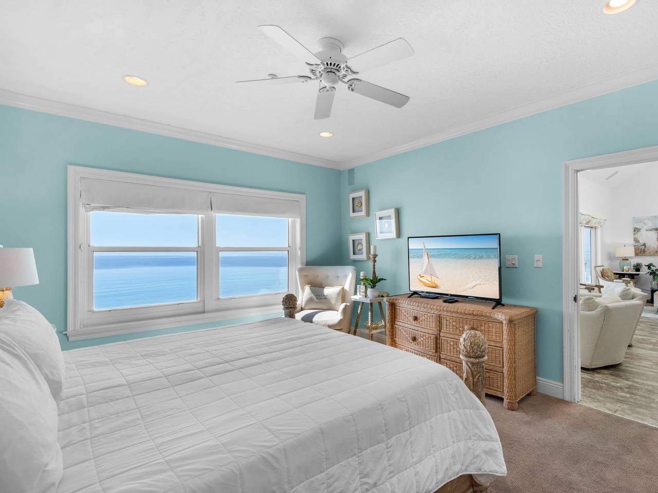 Primary Bedroom with TV