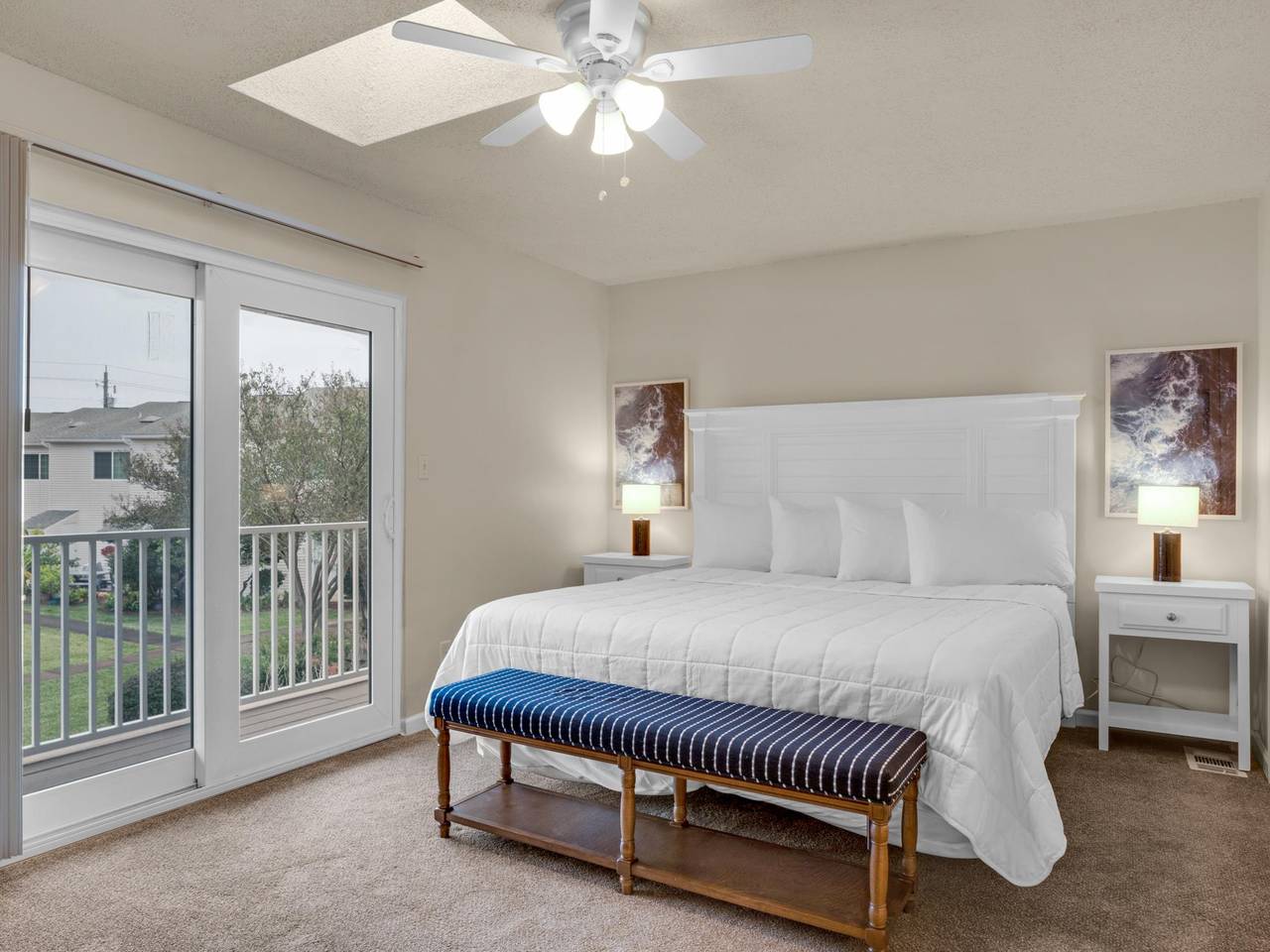 Primary Bedroom on 2nd Floor with King Bed