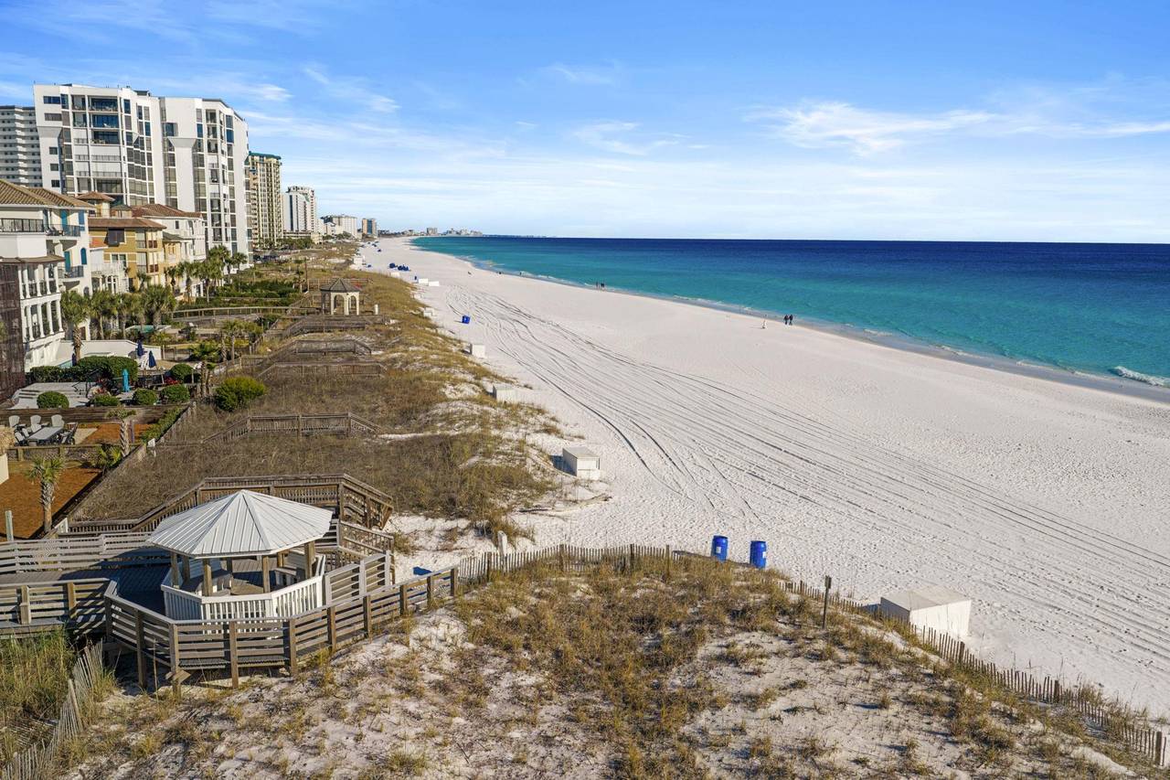 Enjoy Miles of Sugar White Sandy Beaches just Steps from Our Destiny