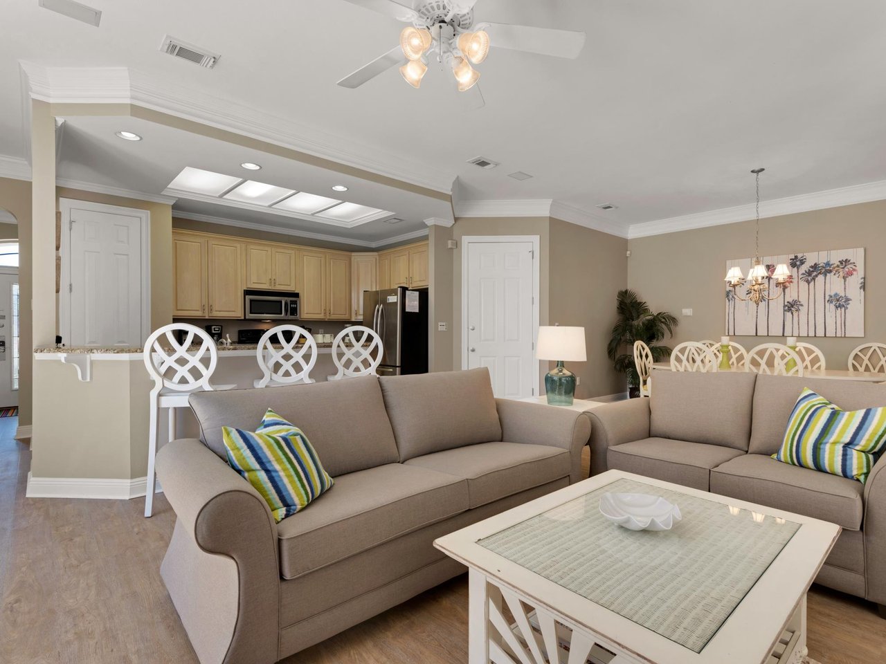 Living, Dining and Kitchen Areas on 1st Floor