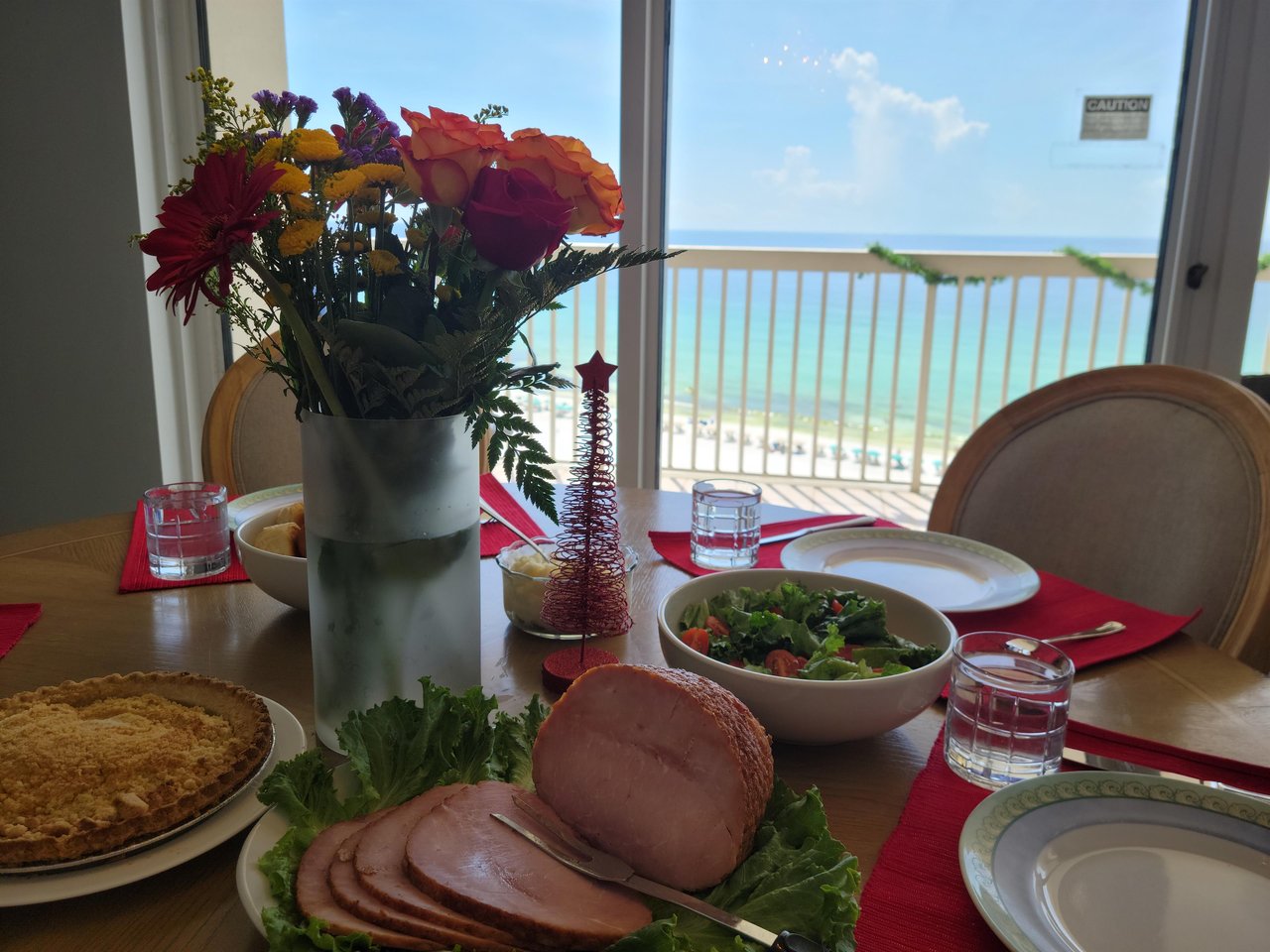 Christmas Dinner at the beach