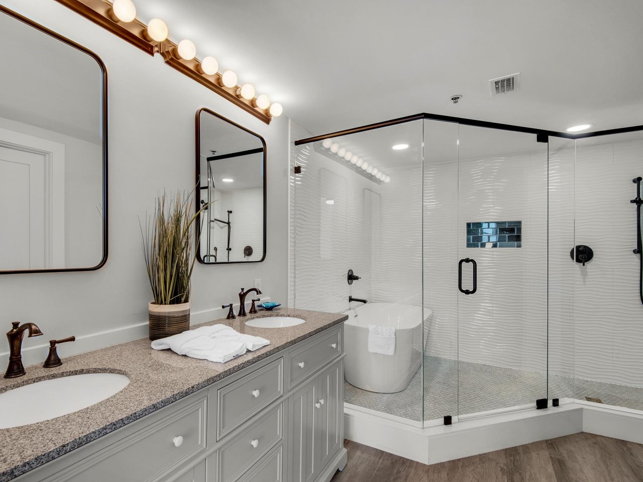Primary Bathroom with Double Vanity