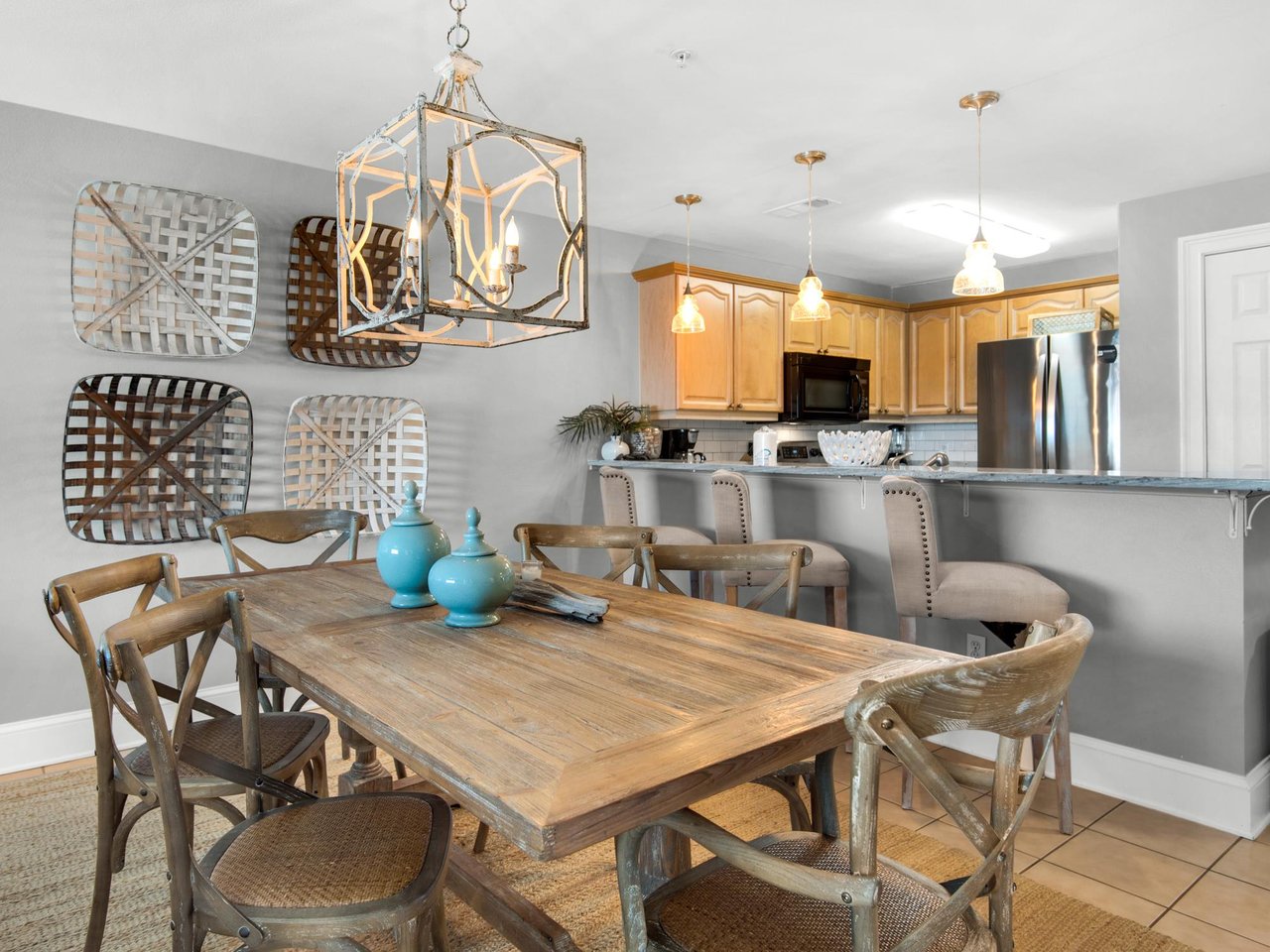 Dining Area with Bar Seating
