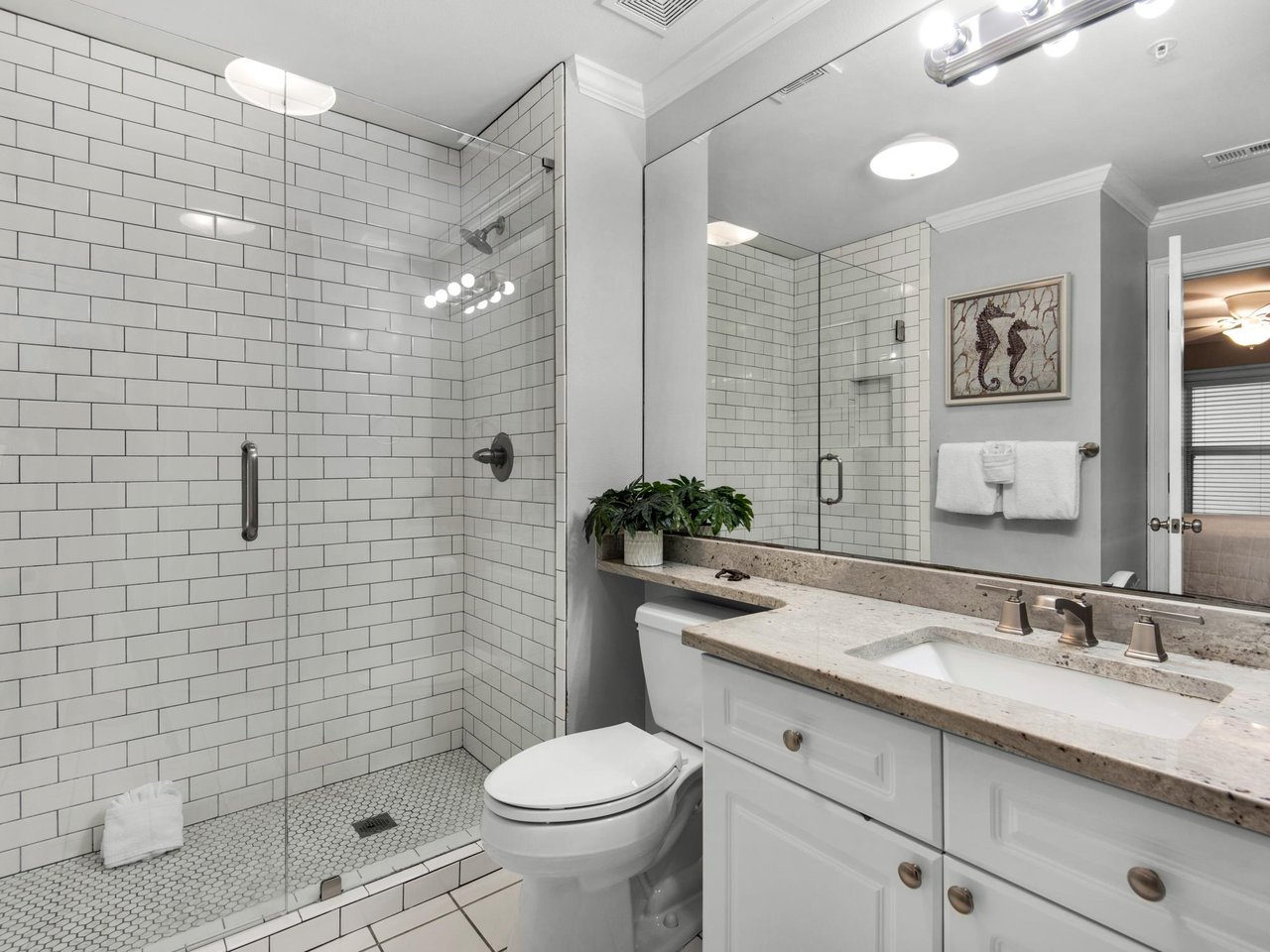 Guest Bathroom with a WalkIn Shower
