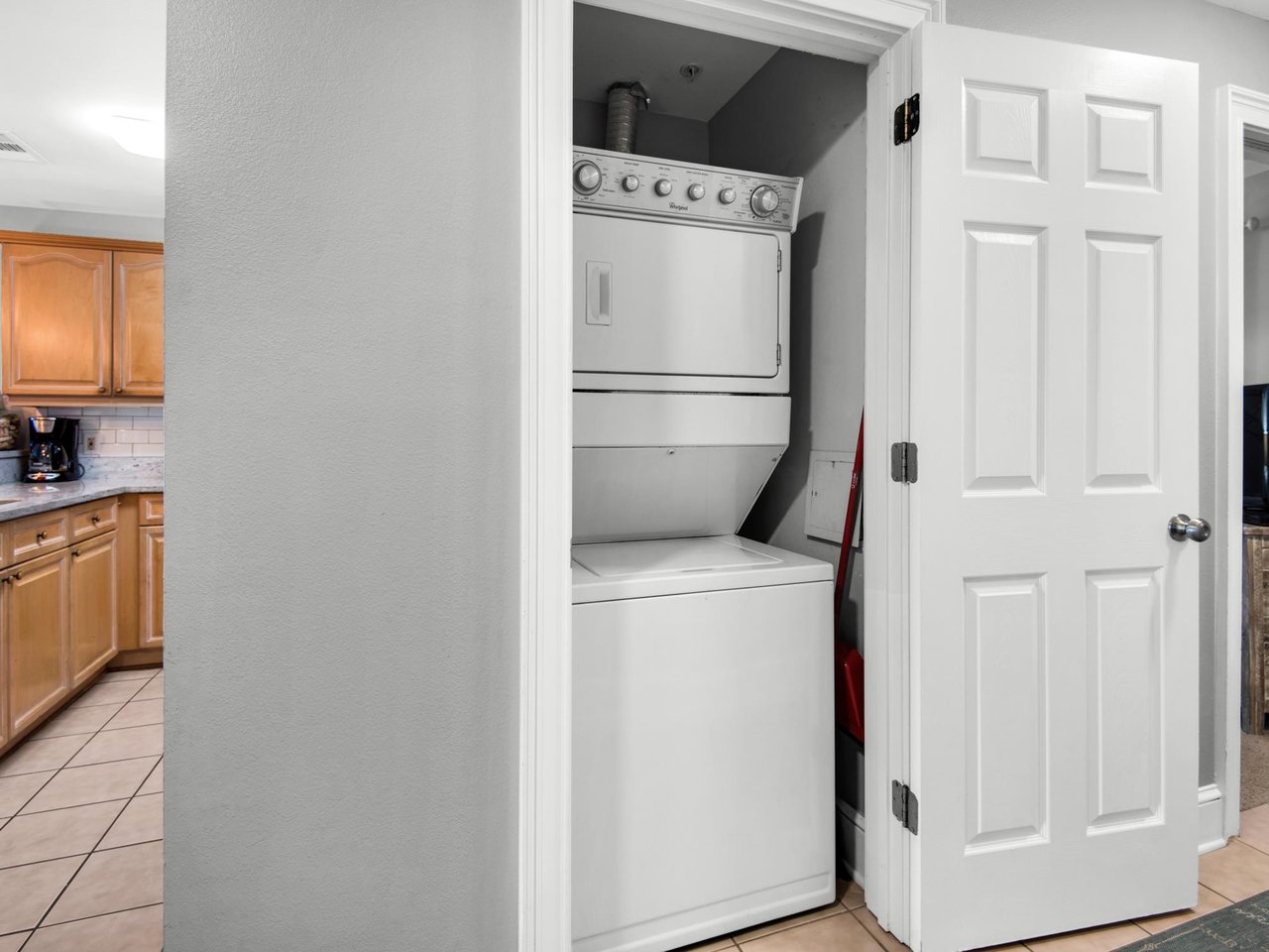 Convenient Laundry off the Kitchen