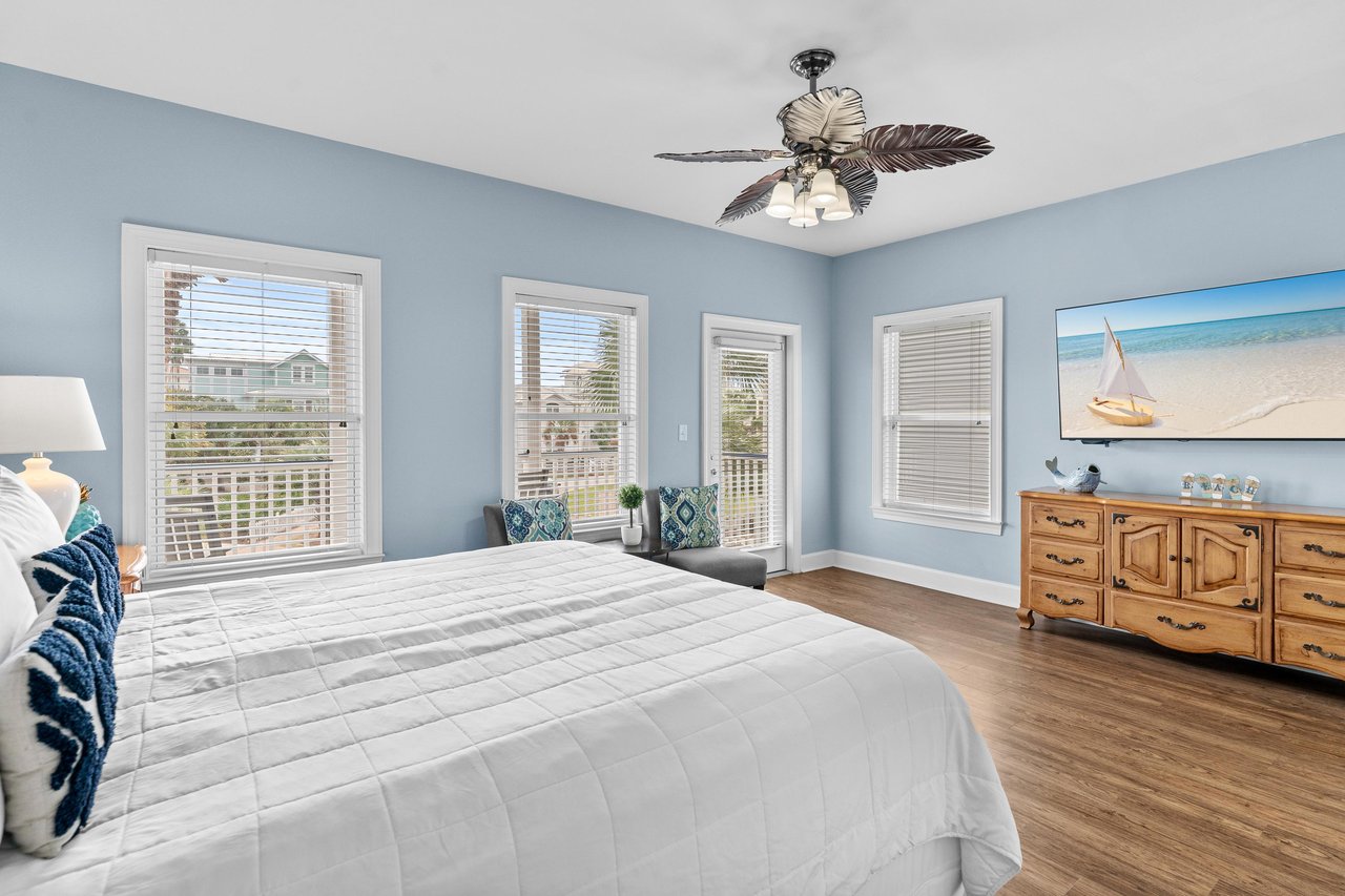 2nd floor Primary Bedroom with Balcony Access