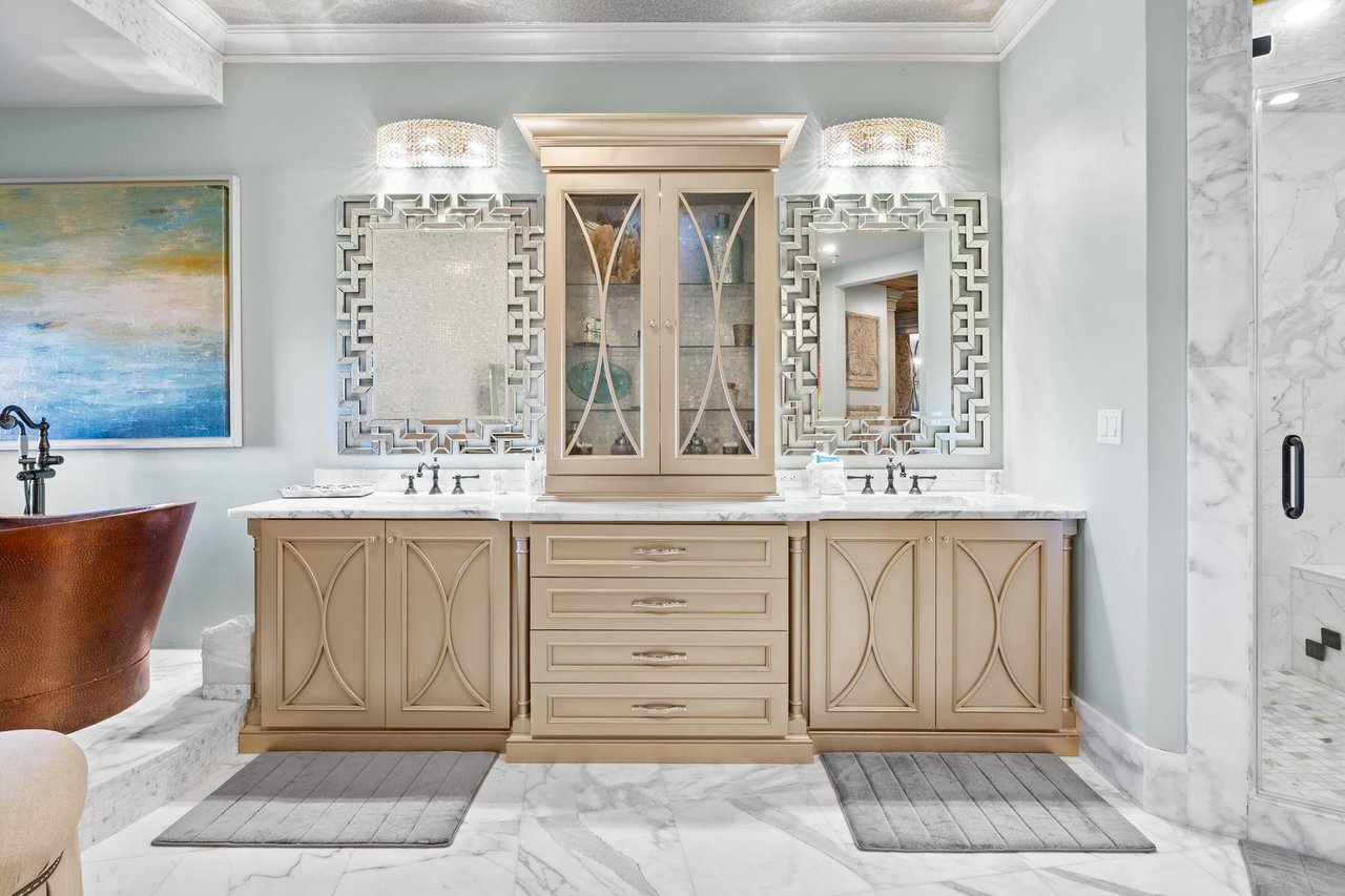 Bathroom 1 with Double Vanities