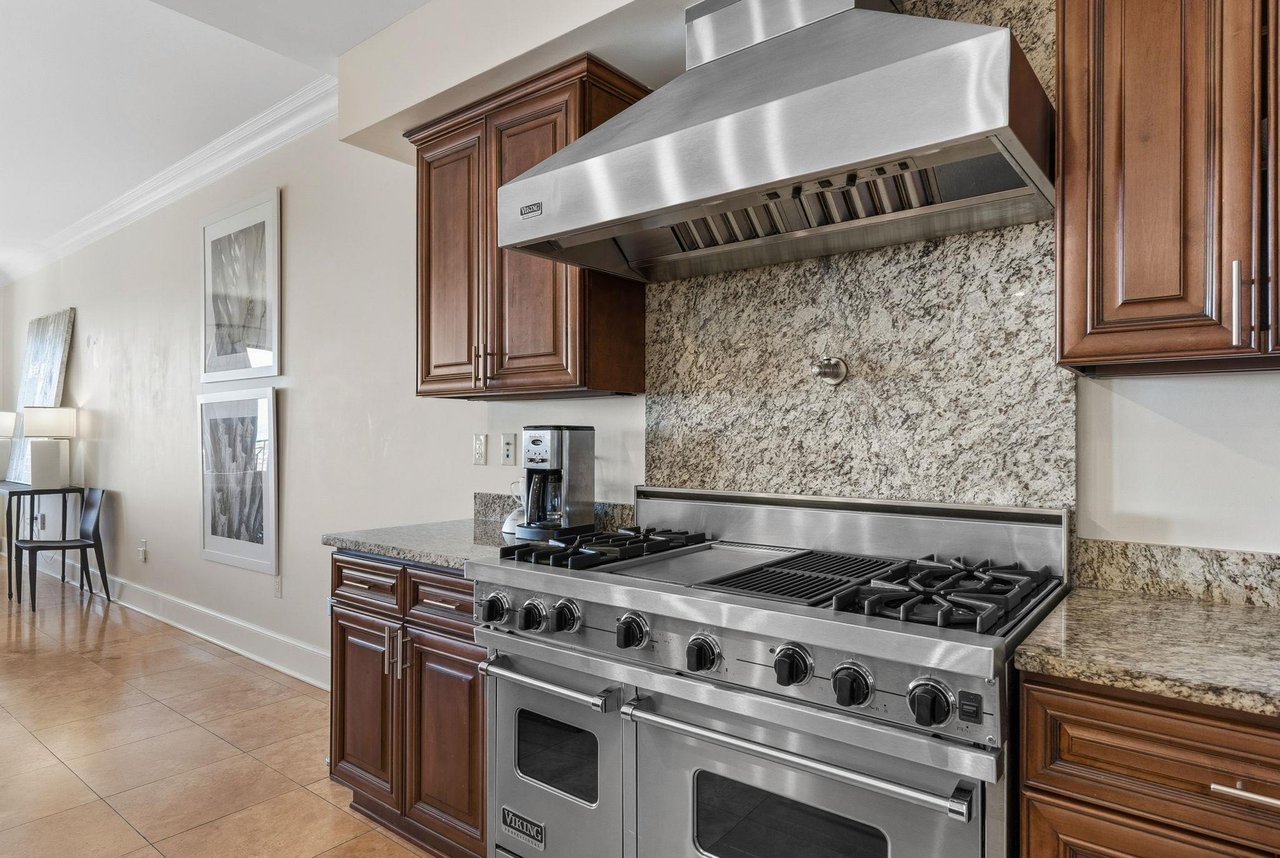 Kitchen with Gas Stove