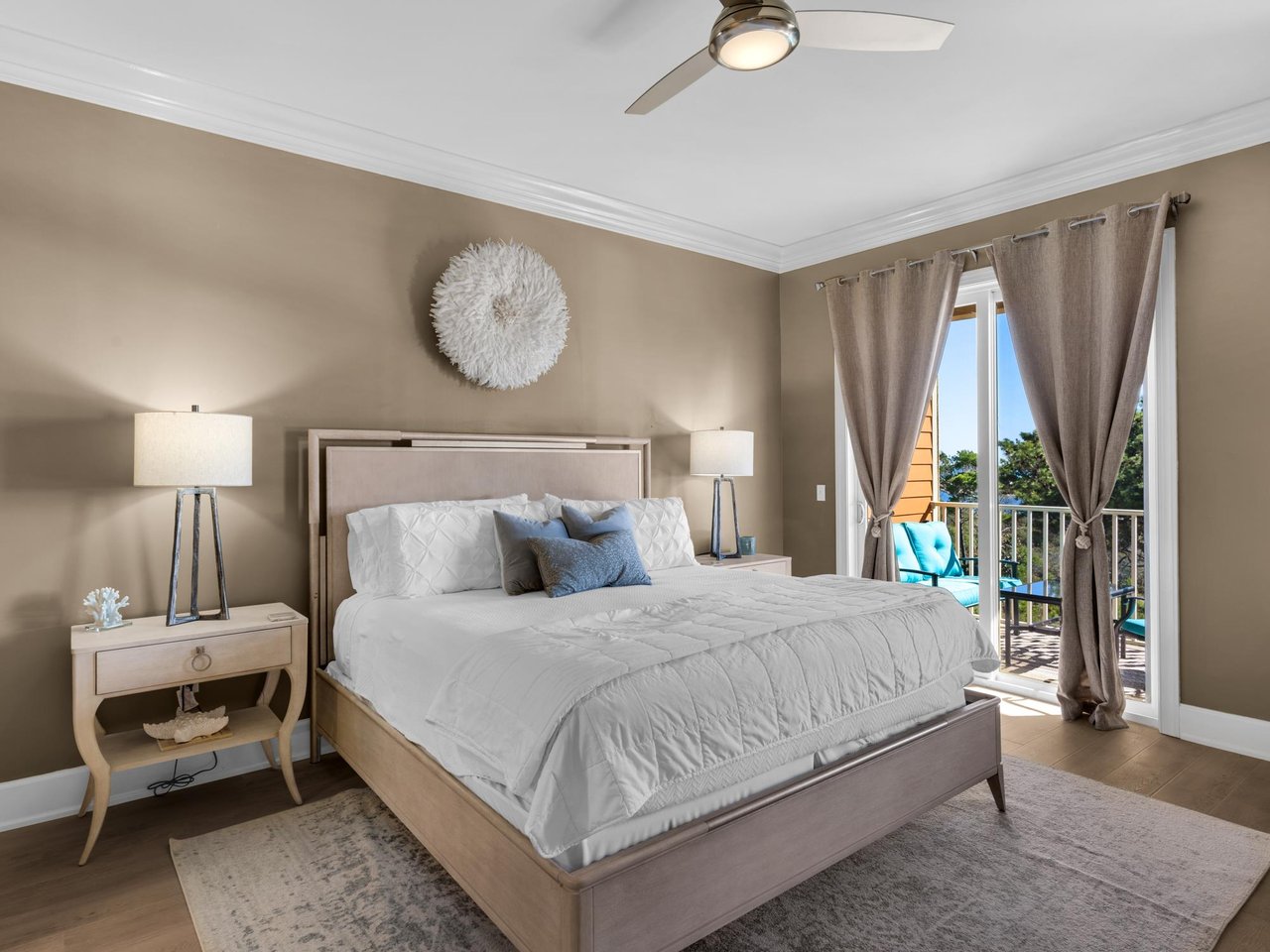 1st Floor Bedroom 2 with King Bed