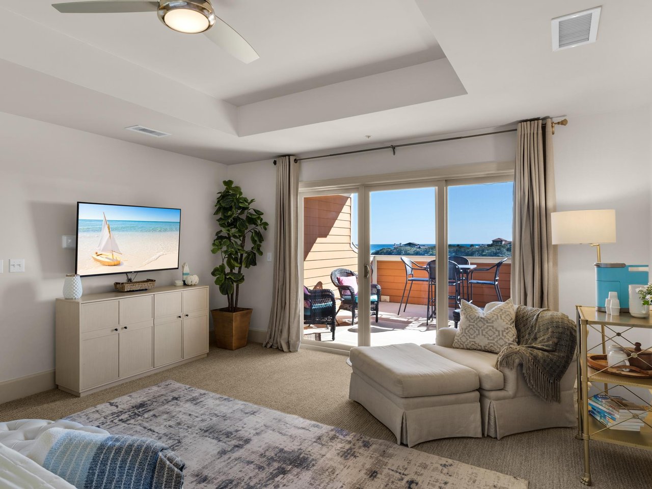 2nd Floor Bedroom 1 with Private Balcony