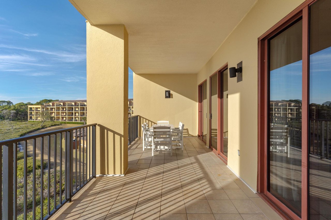 Step onto your private terrace and breathe in the fresh air while enjoying outdoor dining with scenic views stretching beyond.