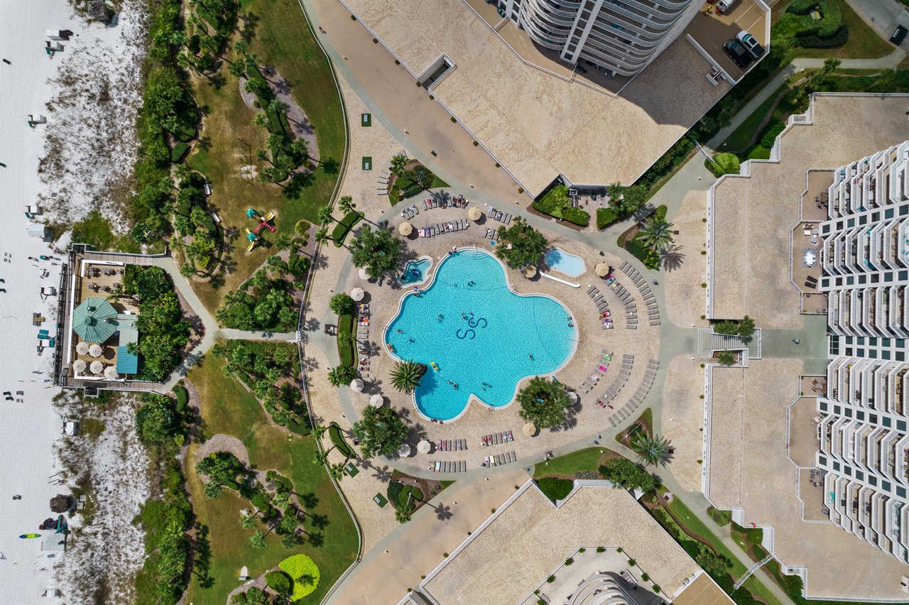 Silver Shells Aerial View