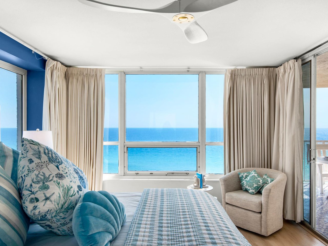 Bedroom 1 with Gulf View