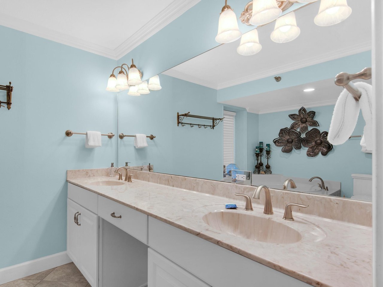 Bathroom 1 with Double Vanities
