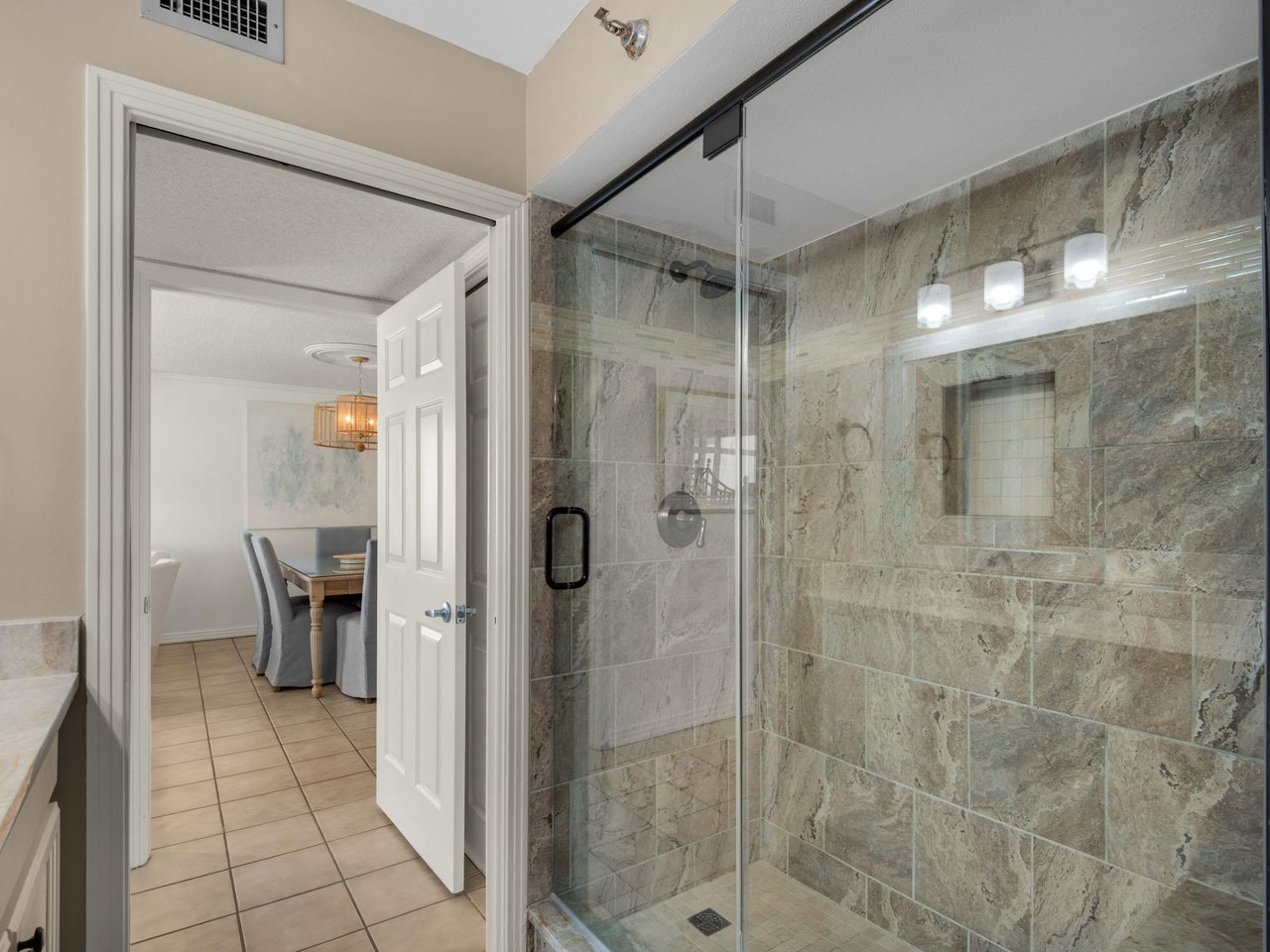 Bathroom 1 with WalkIn Shower