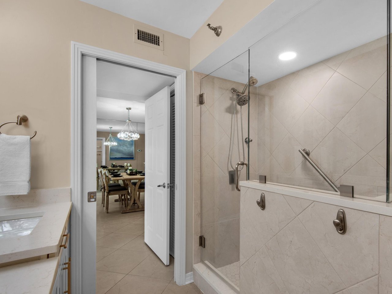 Bathroom 1 with WalkIn Shower