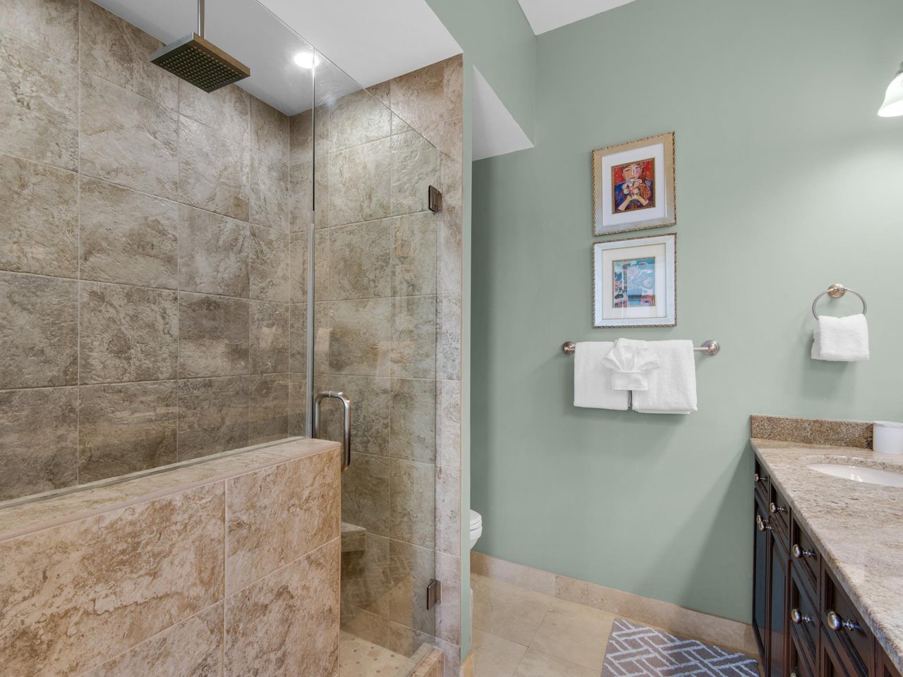 Bathroom 1 with WalkIn Shower