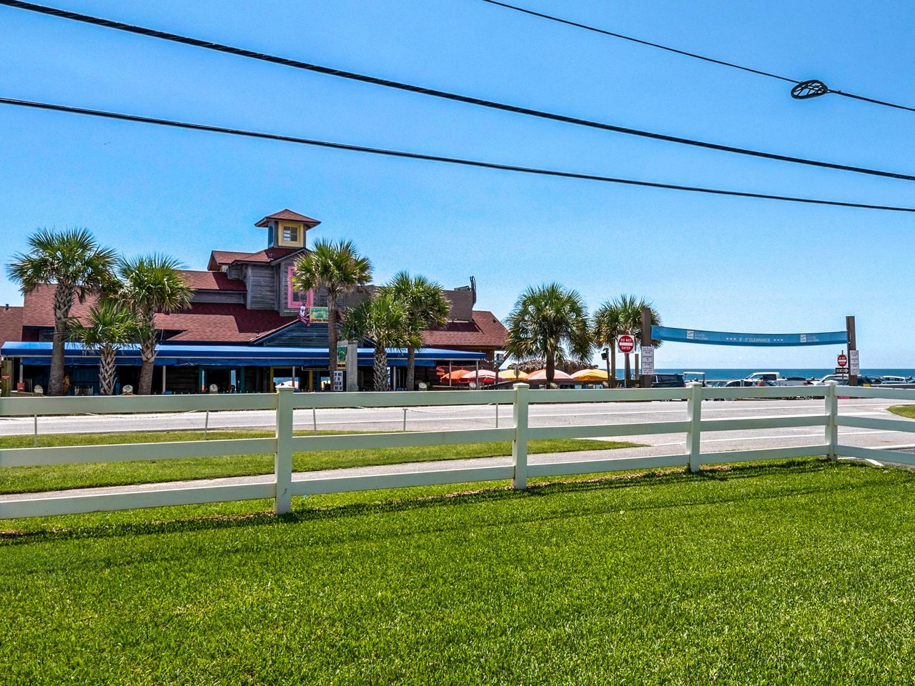 Tradewinds complex is located across from Pompano Joes